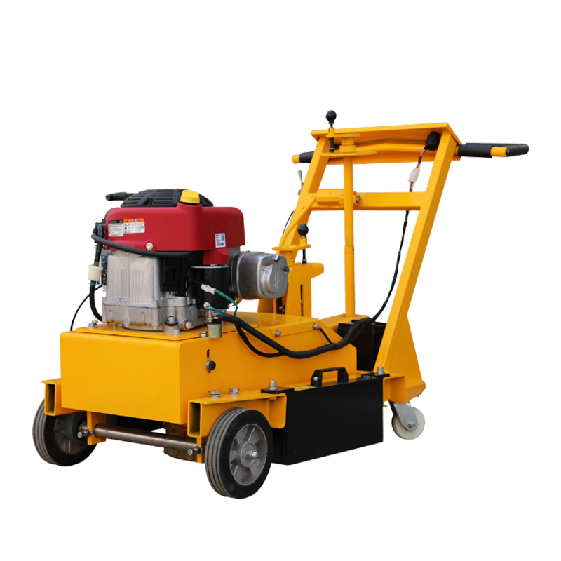Road marking line cleaning machine