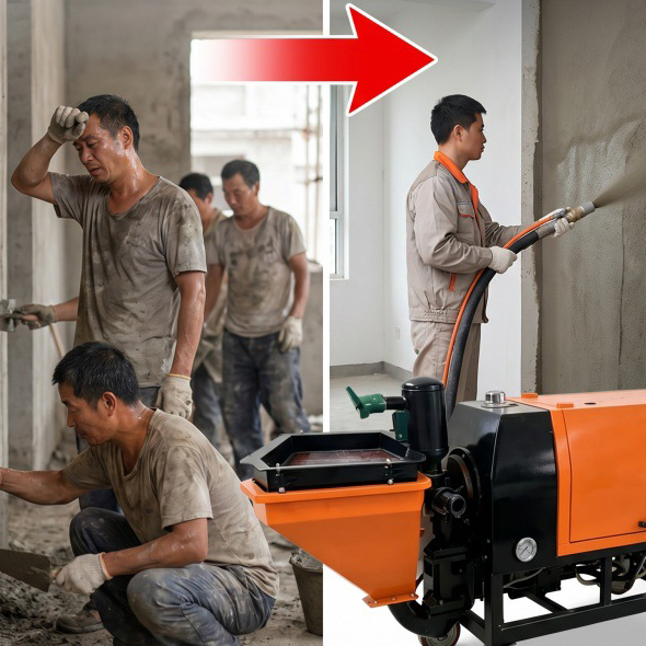 Mortar Spraying Machine