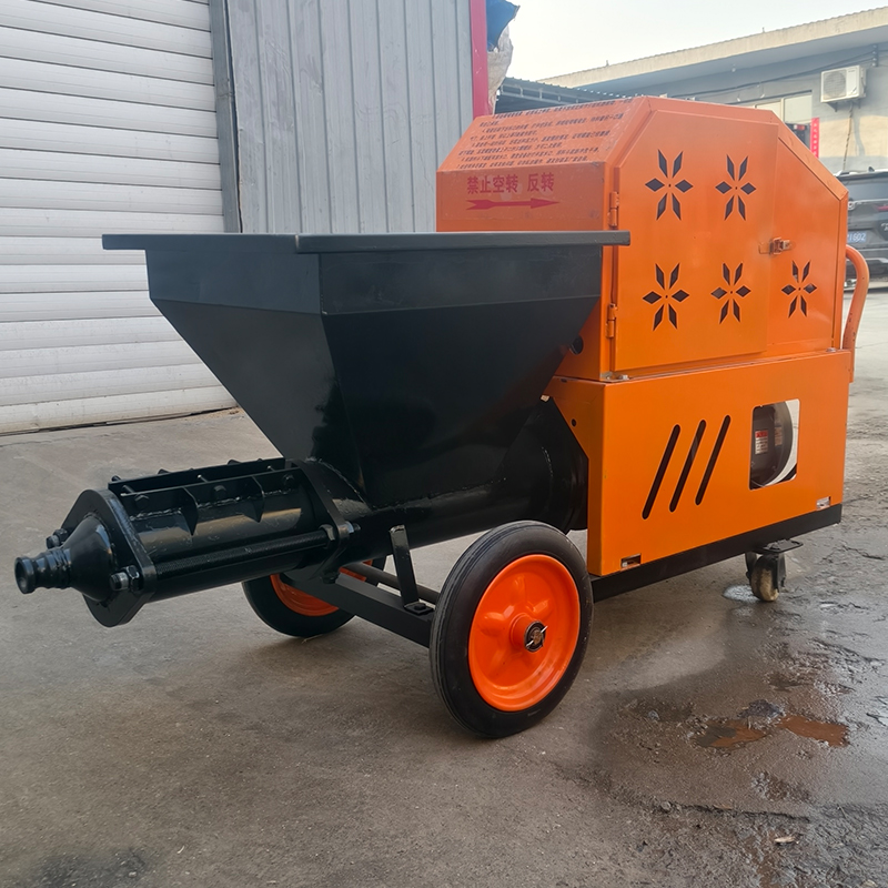 Stainless steel hopper of mortar sprayer machine